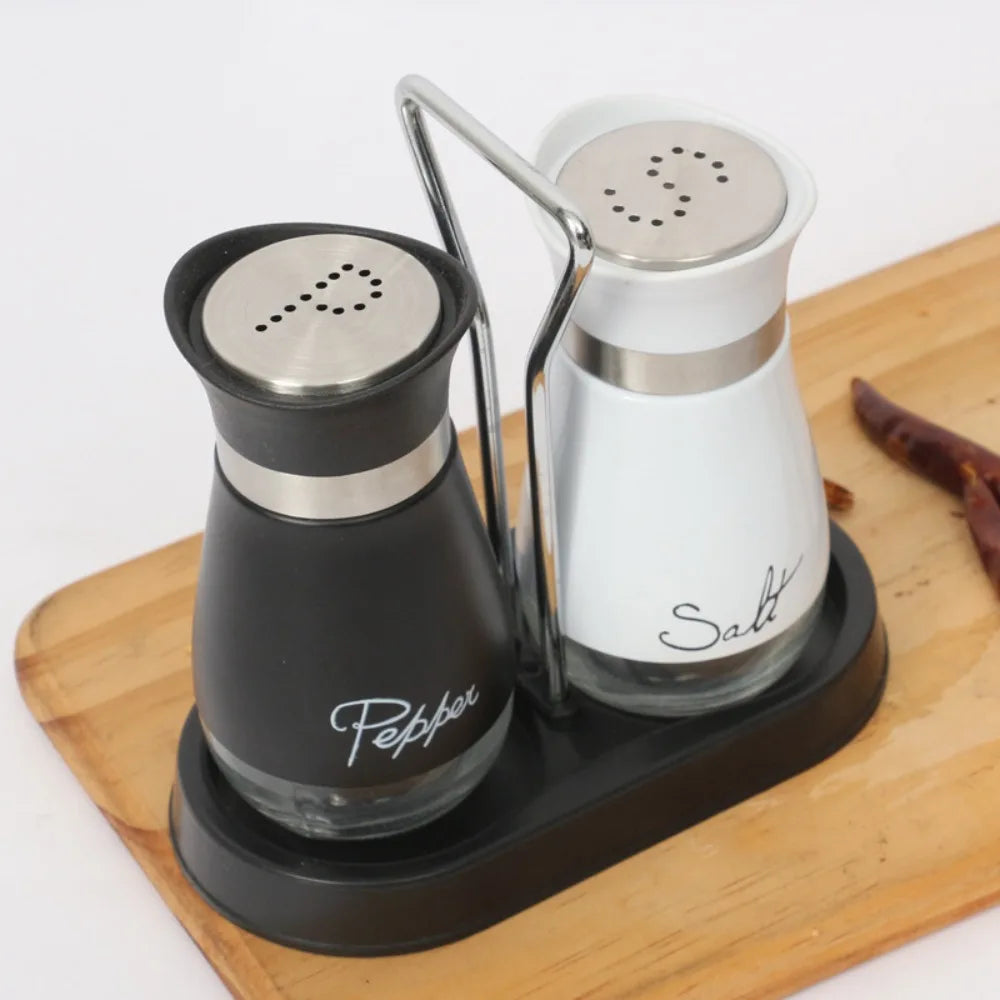 Refillable Salt And Pepper Set, Kitchen Glass Salt And Pepper Dispenser, Salt And Pepper Seasoning With Stand Refillable Salt And Pepper Set, Kitchen Glass Salt And Pepper Dispenser, Salt And Pepper Seasoning With Stand